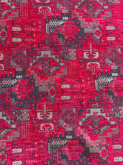 Kilim Pattern Upholstery Fabric Oriental Ethnic Design Decorative Boho Tapestry