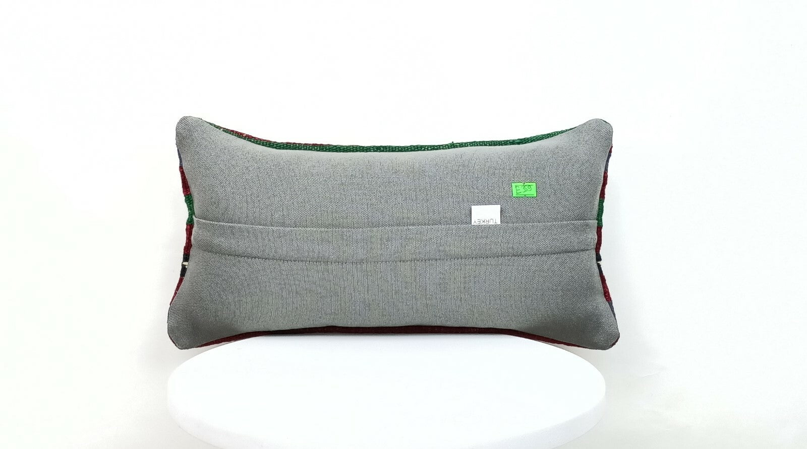 8x16 Handmade Turkish Kilim Pillow Cover Ethnic Tribal Kilim Lumbar Cushion E359