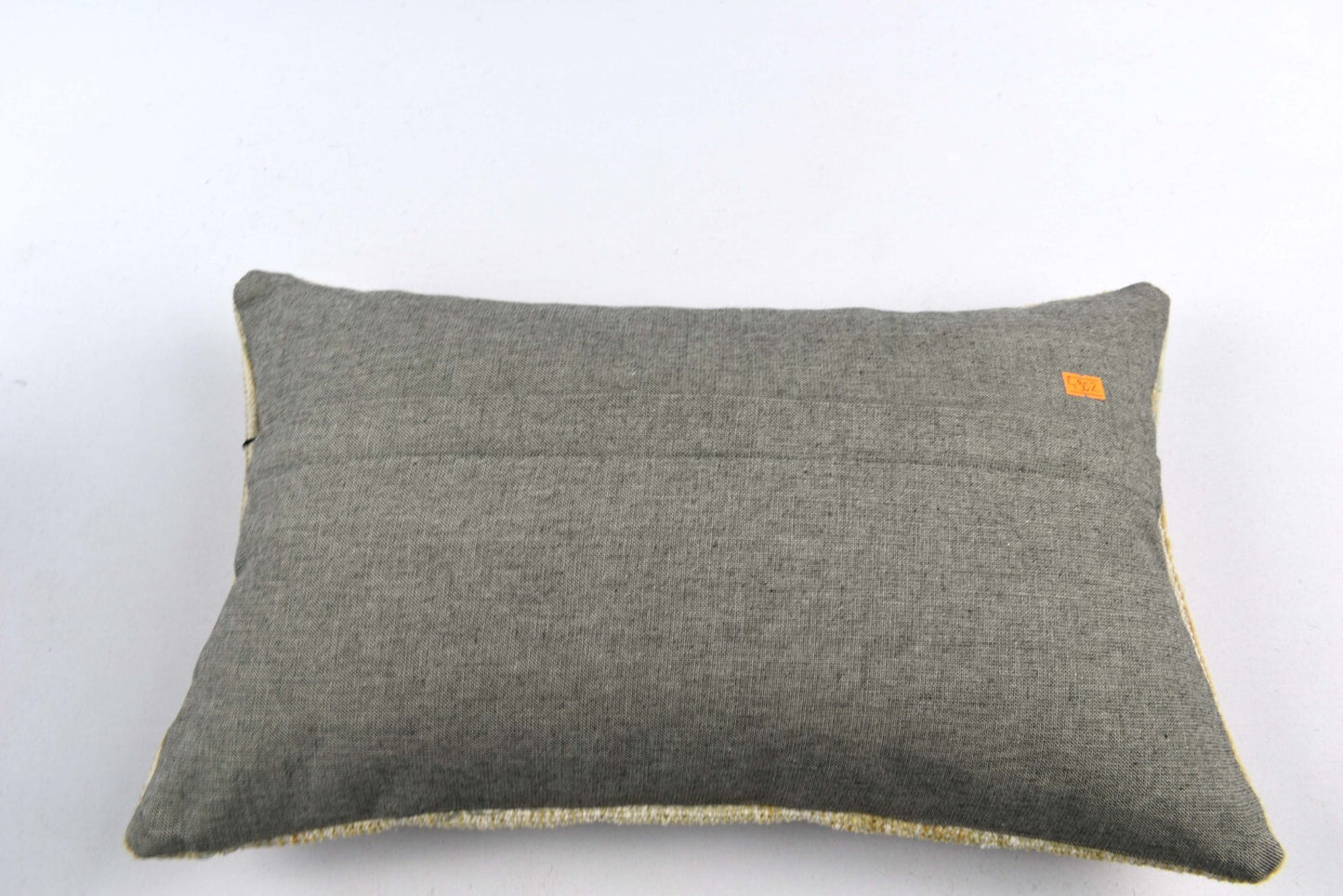 Kilim Pillow Cover 12x20 Handmade Turkish Rug Boho Ethnic Lumbar Cushion 4902