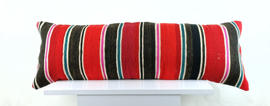 12x36 Ethnic Rug Pillow Decorative Vintage Faded Carpet Boho Cushion Cover 2773