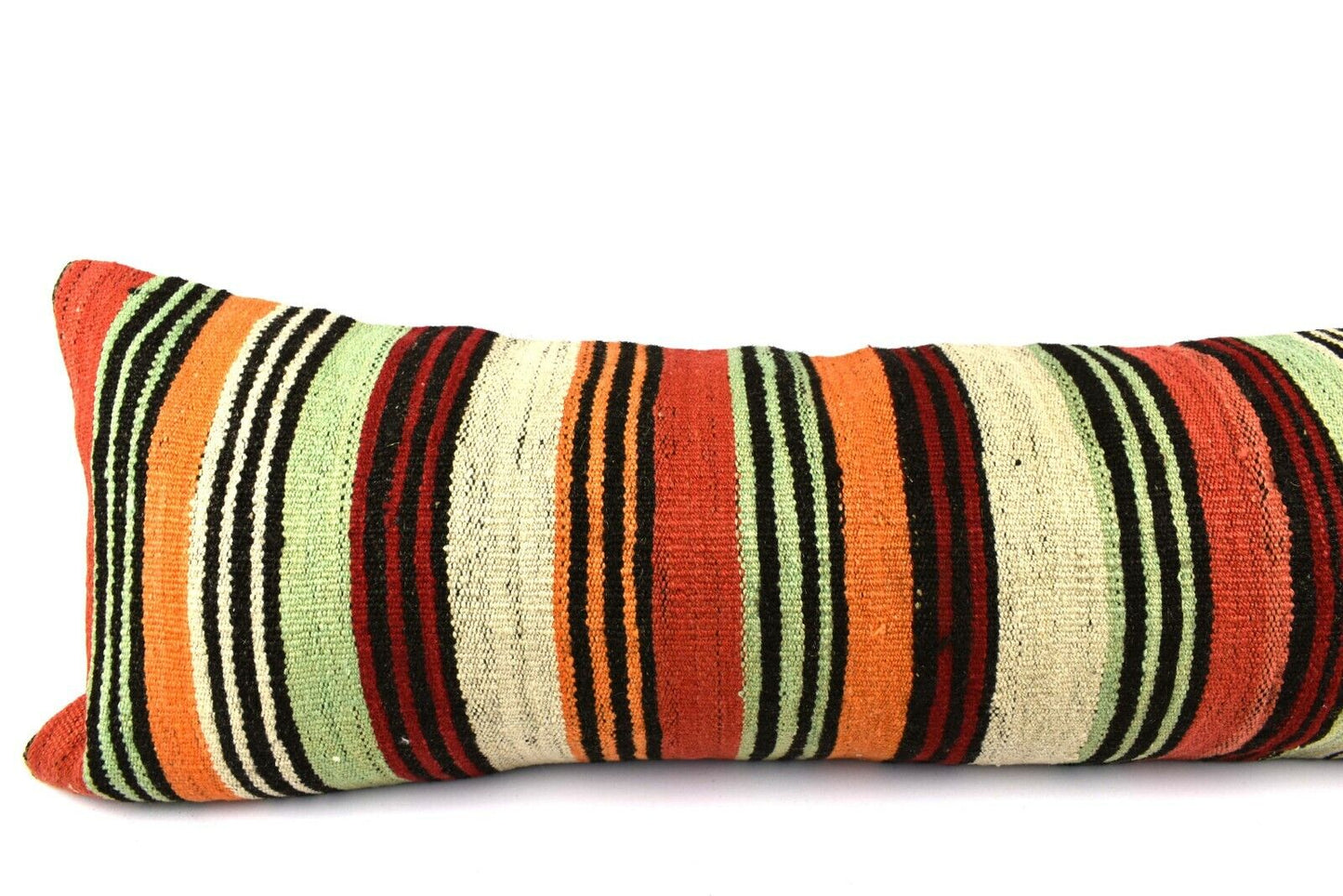 Extra Large Vintage Kilim Pillow Cover 16x48 Ethnic Boho Turkish Lumbar A3324