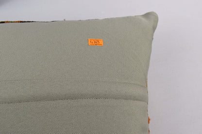 16x24 Kilim Pillow Cover Handmade Vintage Anatolian Lumbar Cushion Cover 4769
