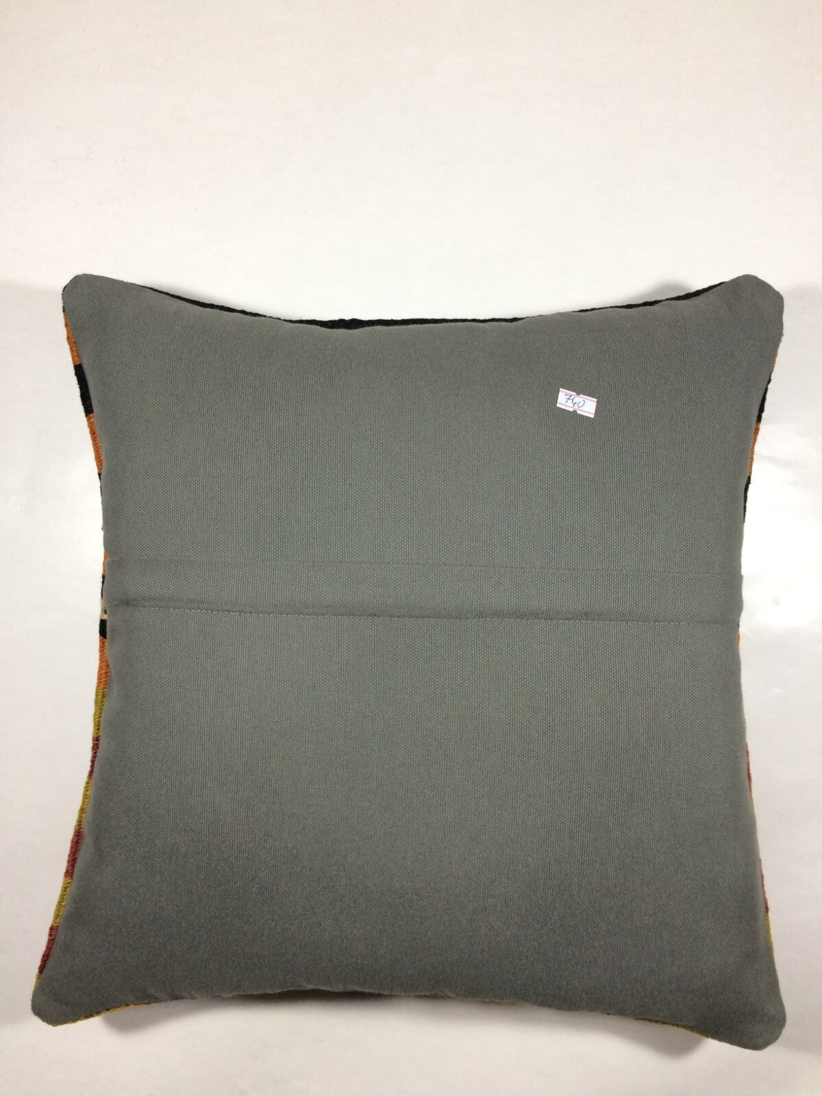 18"x18" Kilim Pillow Cover  Handmade Turkish Vintage Cushion Tribal Lumbar 740