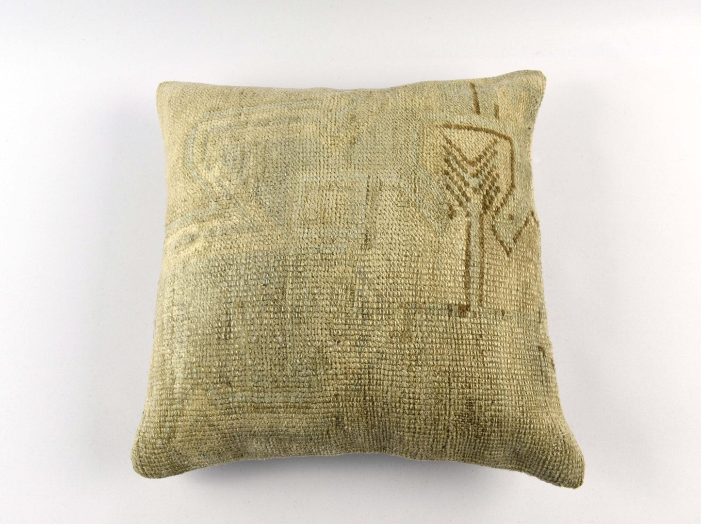 18"x18" Kilim Pillow Cover  Handmade Turkish Vintage Cushion Tribal Lumbar 4634