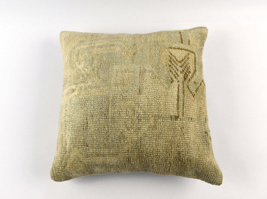 18"x18" Kilim Pillow Cover  Handmade Turkish Vintage Cushion Tribal Lumbar 4634