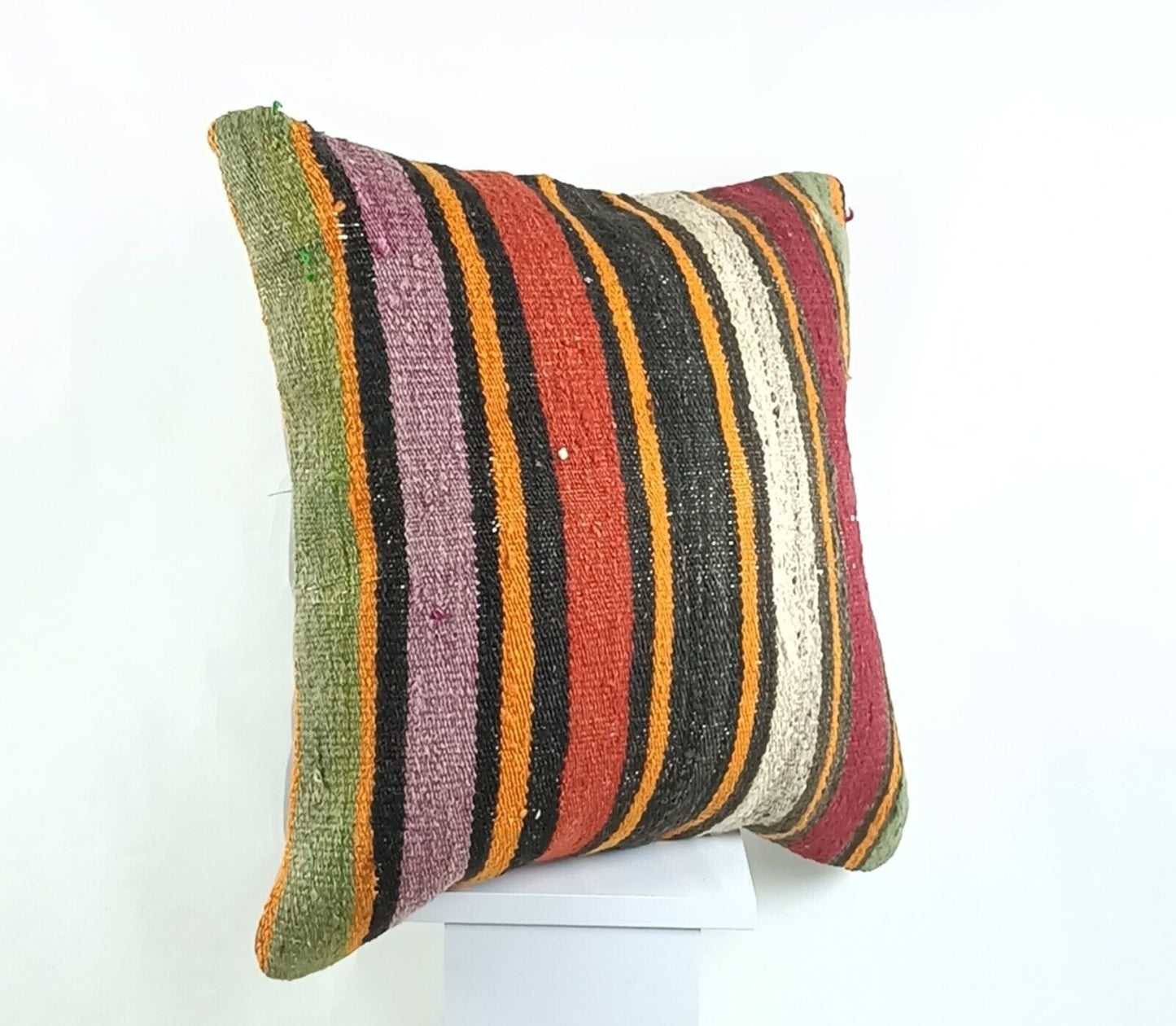 20x20 Kilim Pillow Cover Handmade Vintage Oushak Kilim Cushion Cover 2528