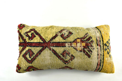 12x24 Oushak Rug Pillow Cover Tribal Vintage Turkish Kilim Cushion Cover A2631