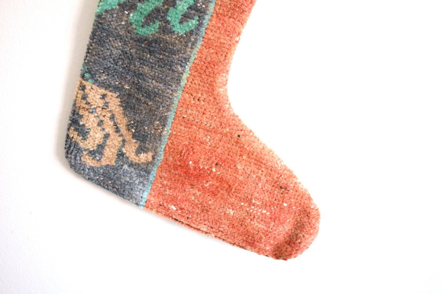 Christmas Stocking Kilim Christmas Sock Rug Gift Stocking Xmas Decor Socks S237