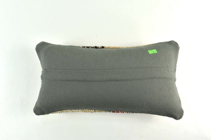 Turkish Cushion Cover 8"x16" Handmade Vintage Boho Ethnic Throw Pillow Case 3704