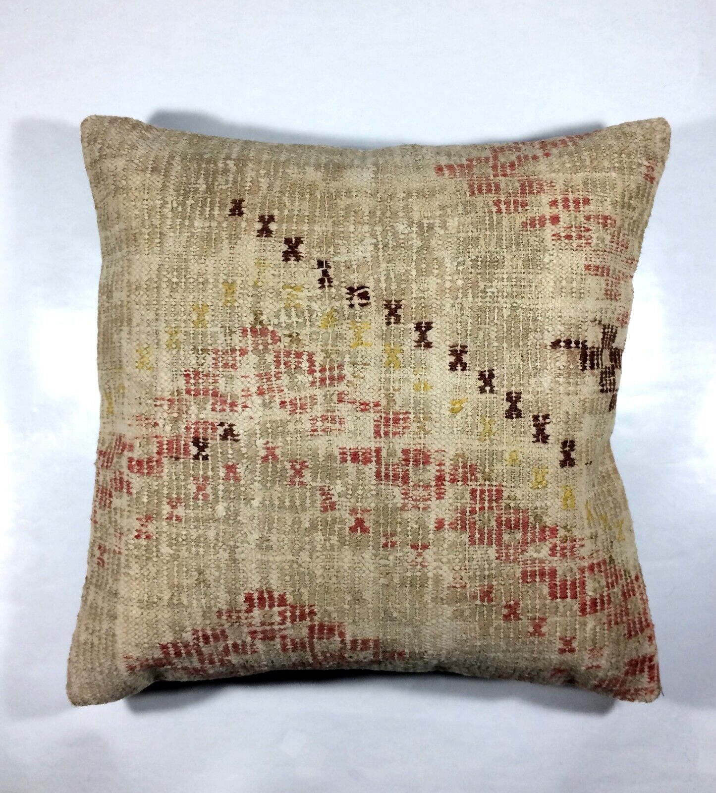 20x20 Kilim Pillow Cover Handmade Vintage Oushak Kilim Cushion Cover 251