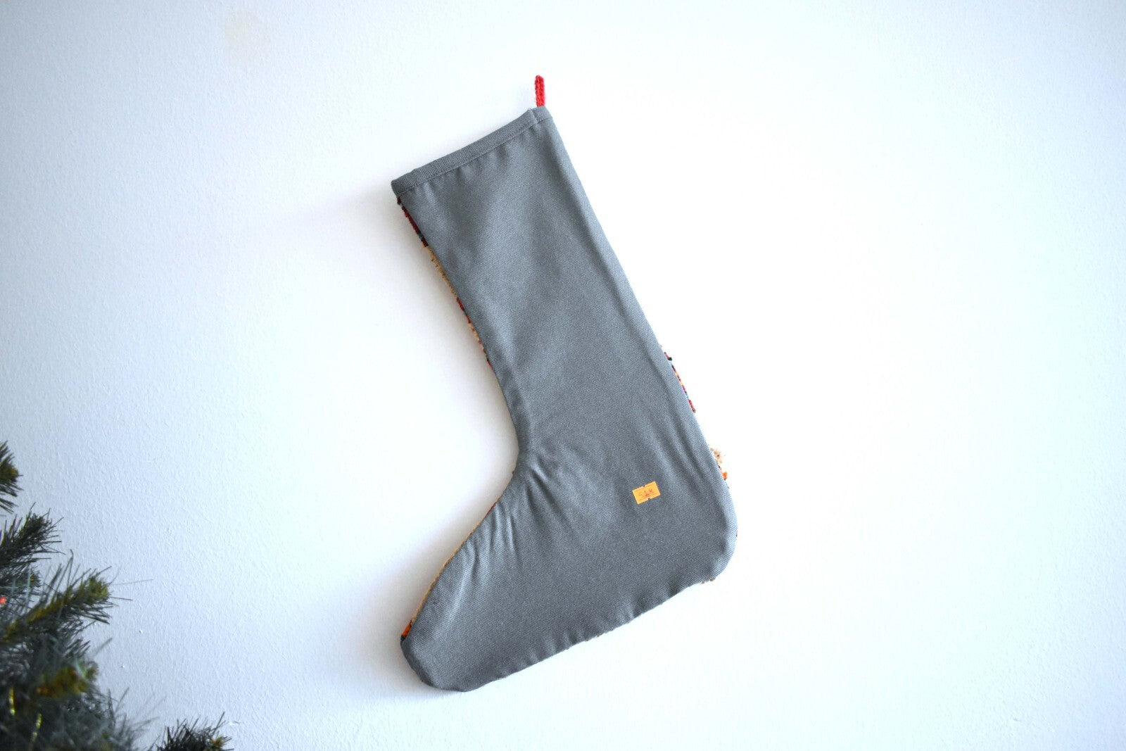 Christmas Stocking Kilim Christmas Sock Rug Gift Stocking Xmas Decor Socks S18