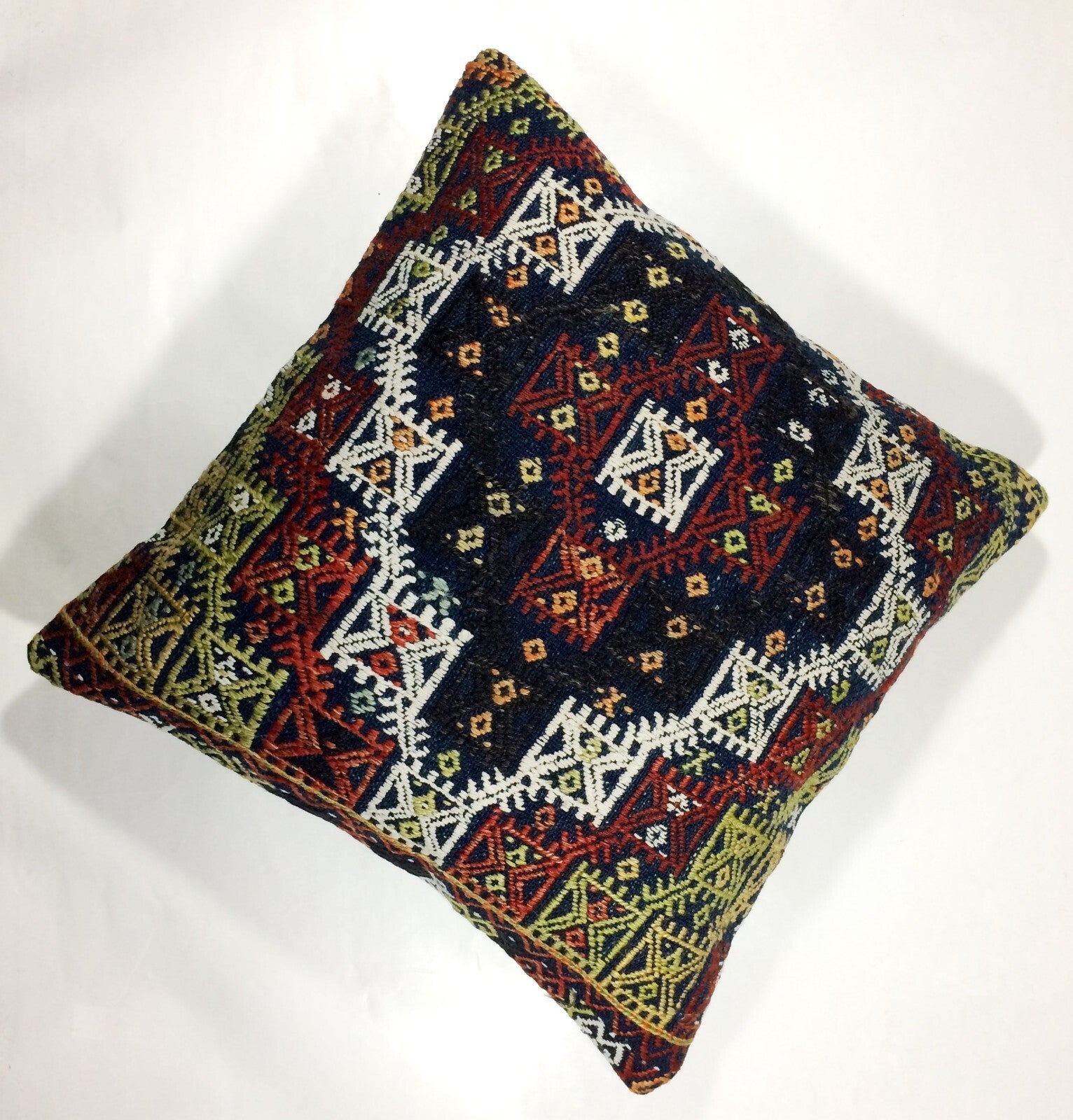 20x20 Kilim Pillow Cover Handmade Vintage Oushak Kilim Cushion Cover 259