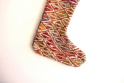 Vintage Kilim Stocking Christmas Stocking Ethnic Christmas Stocking S349