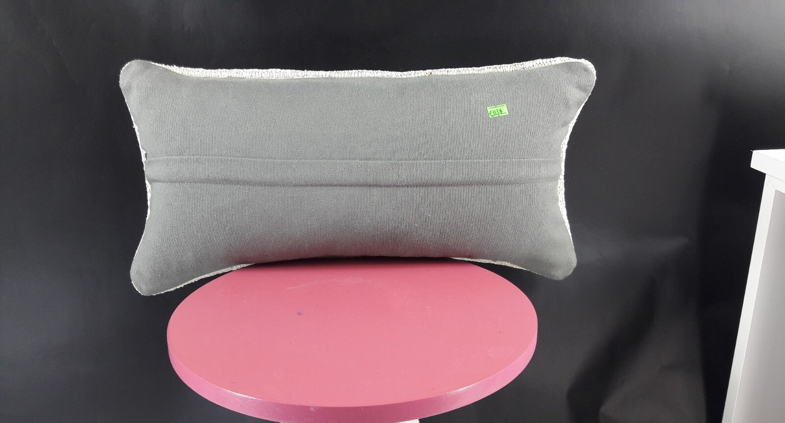 10x20 Kilim Lumbar Pillow Cover Vintage Ethnic Oushak Kilim Pillow Cover E1136