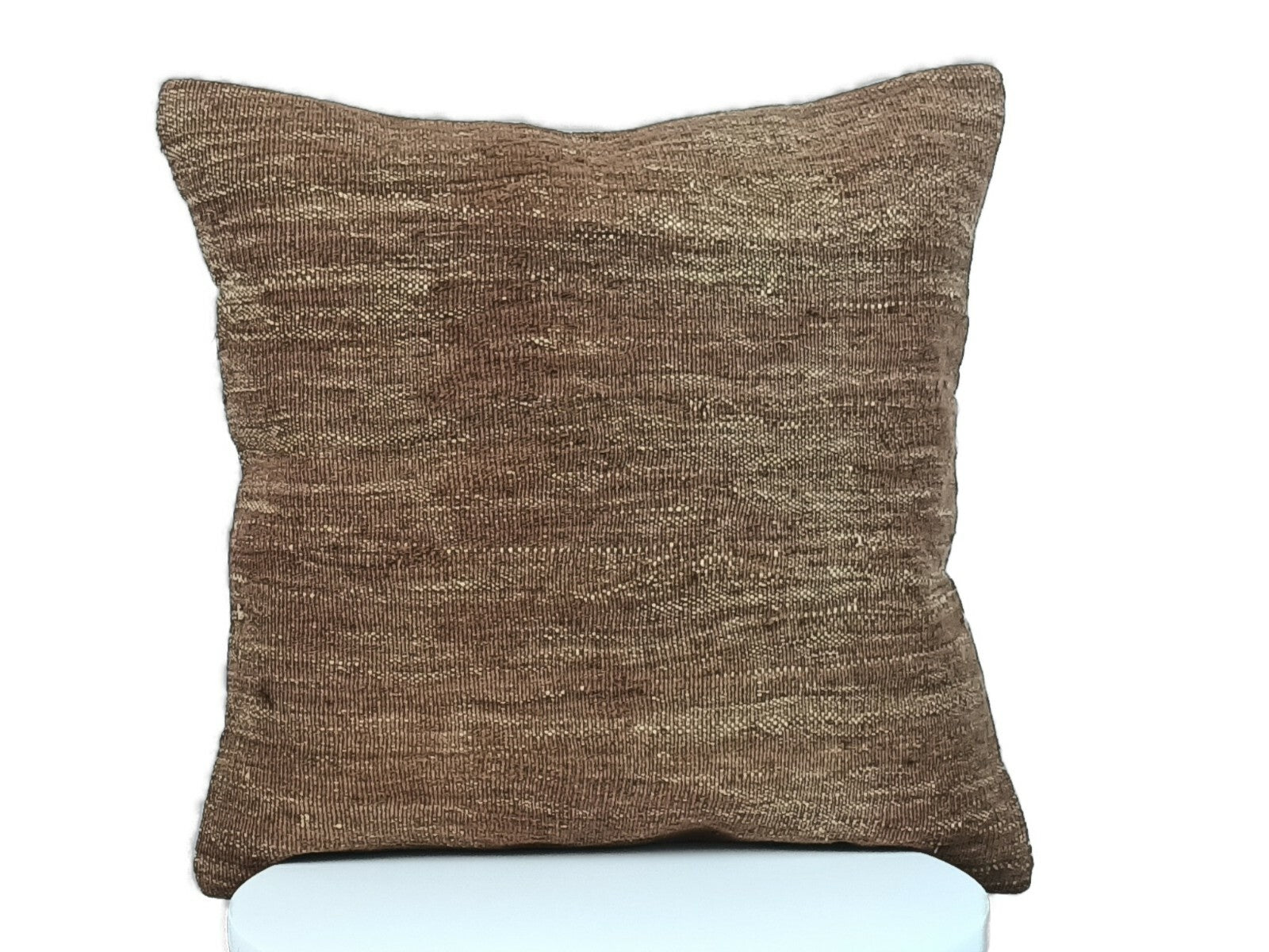 Kilim Pillow Cover 16"x16" Home Decorative Boho Rustic Rug Lumbar Cushion E194