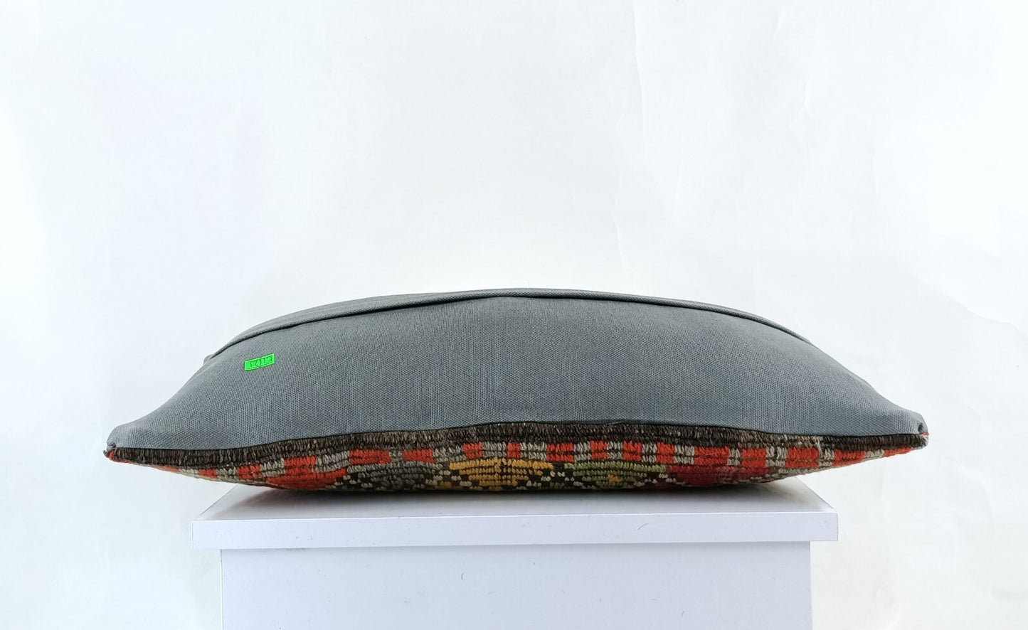 10x20 Kilim Lumbar Pillow Cover Vintage Ethnic Oushak Kilim Pillow Cover E1123