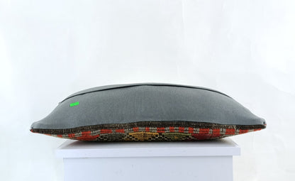 10x20 Kilim Lumbar Pillow Cover Vintage Ethnic Oushak Kilim Pillow Cover E1123