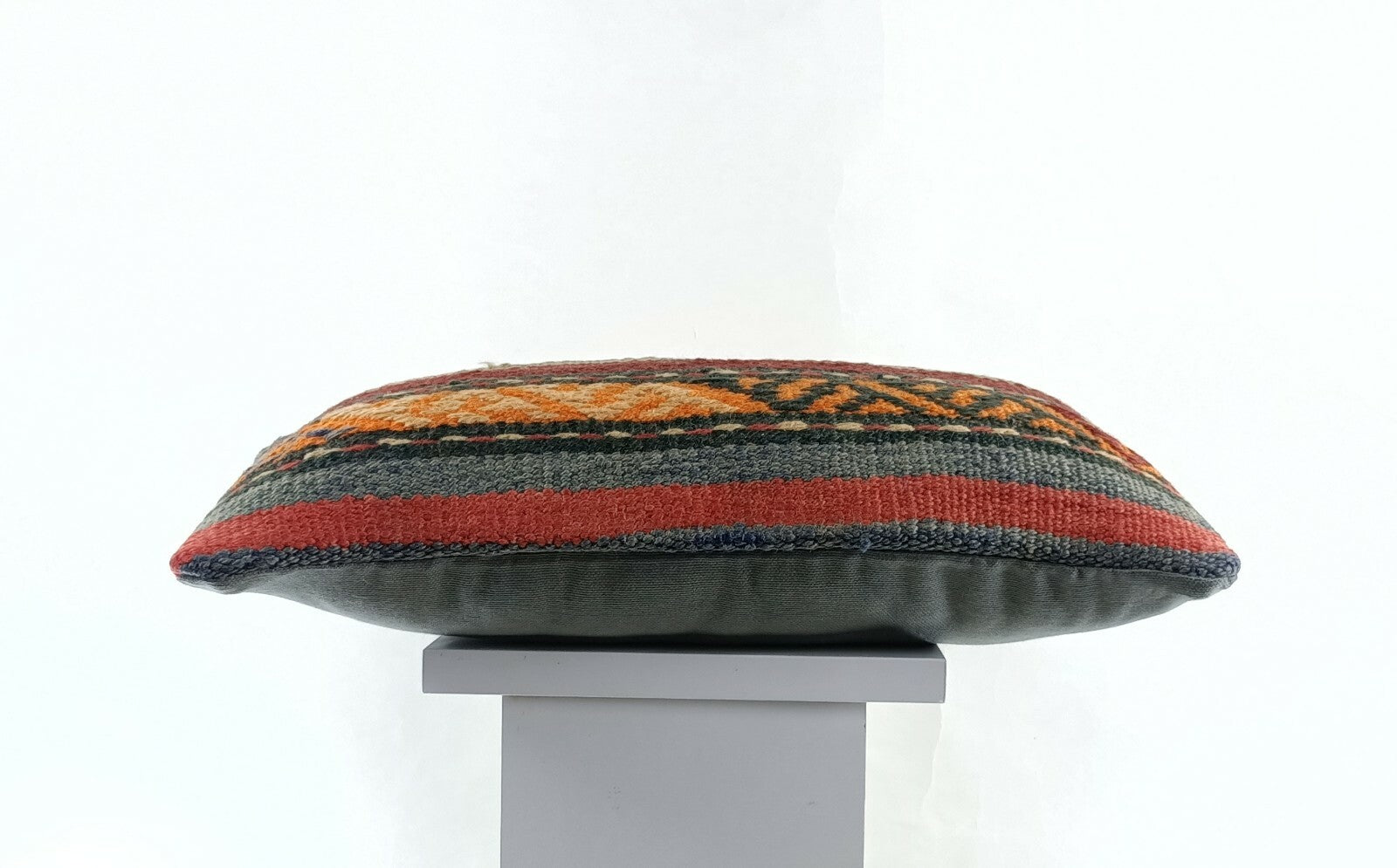 8"x16" Kilim Pillow Cover Turkish Handmade Home Decorative Neck Lumbar E718