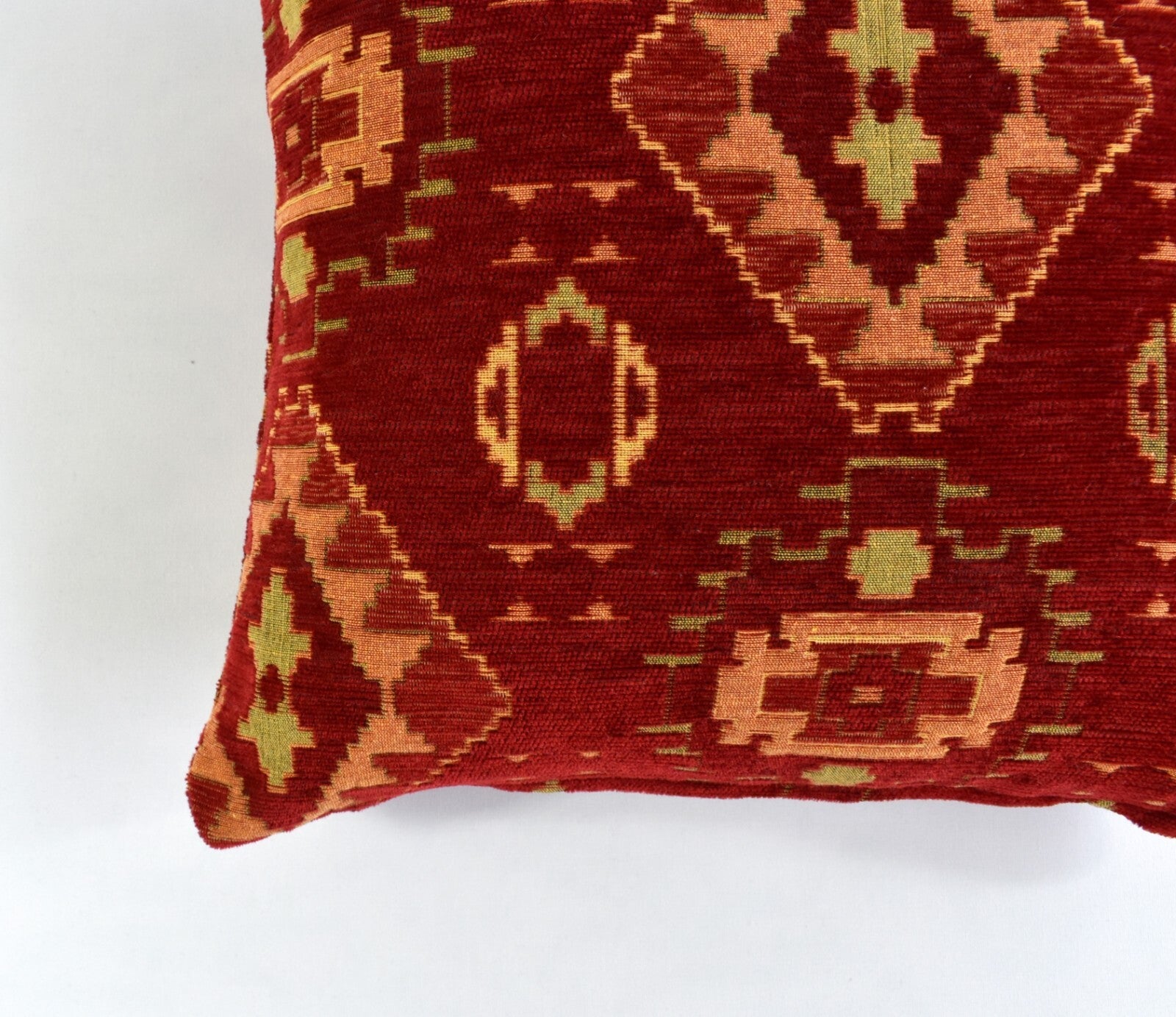 2 pcs/set Kilim Design Red Pillow Cover Throw Cushion Sofa Couch Tribal Lumbar