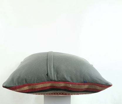 Kilim Pillow Cover 20x20 Home Decorative Handmade Ethnic Oushak Rug Pillow A1230