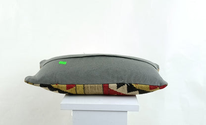 Turkish Cushion Cover 8"x16" Handmade Vintage Boho Ethnic Throw Pillow Case 2607