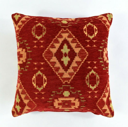 Throw Pillow Cover Ethnic Design Traditional Oriental Woven Lumbar Cushion Case