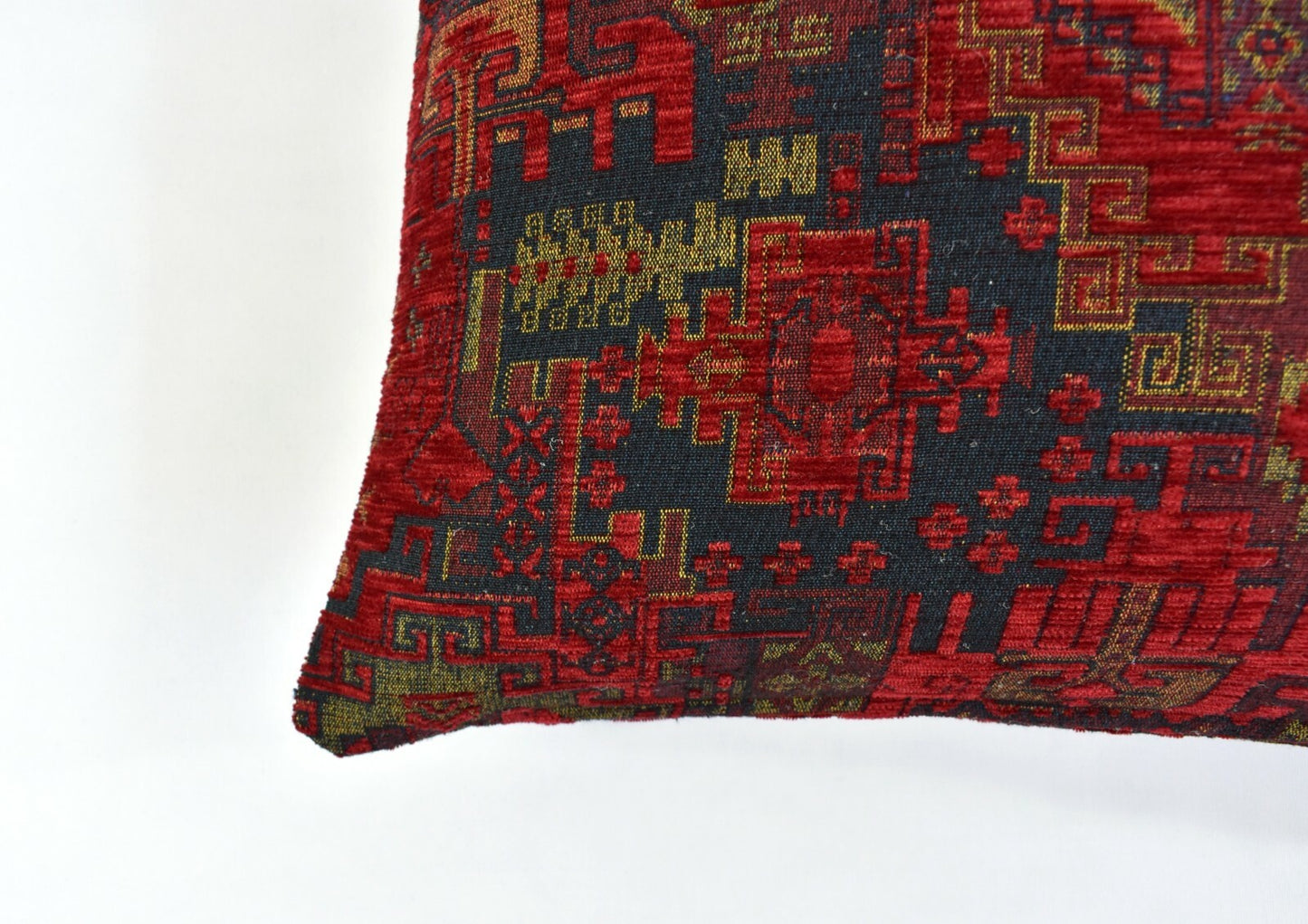 Kilim Pillow Cover Handmade Ethnic Rug Tribal Rustic Lumbar Cushion with Insert