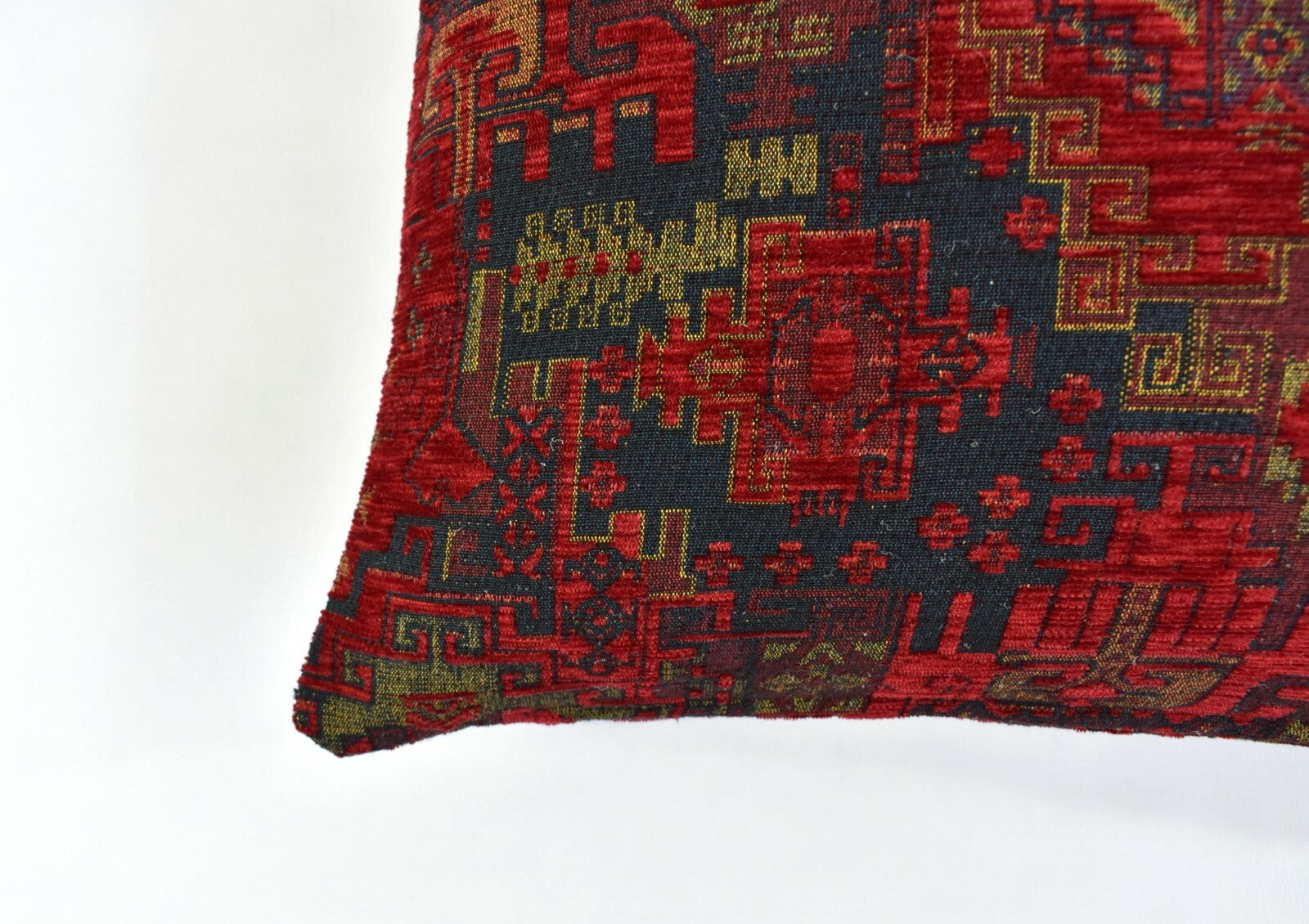 Kilim Pillow Cover Handmade Ethnic Rug Tribal Rustic Lumbar Cushion with Insert