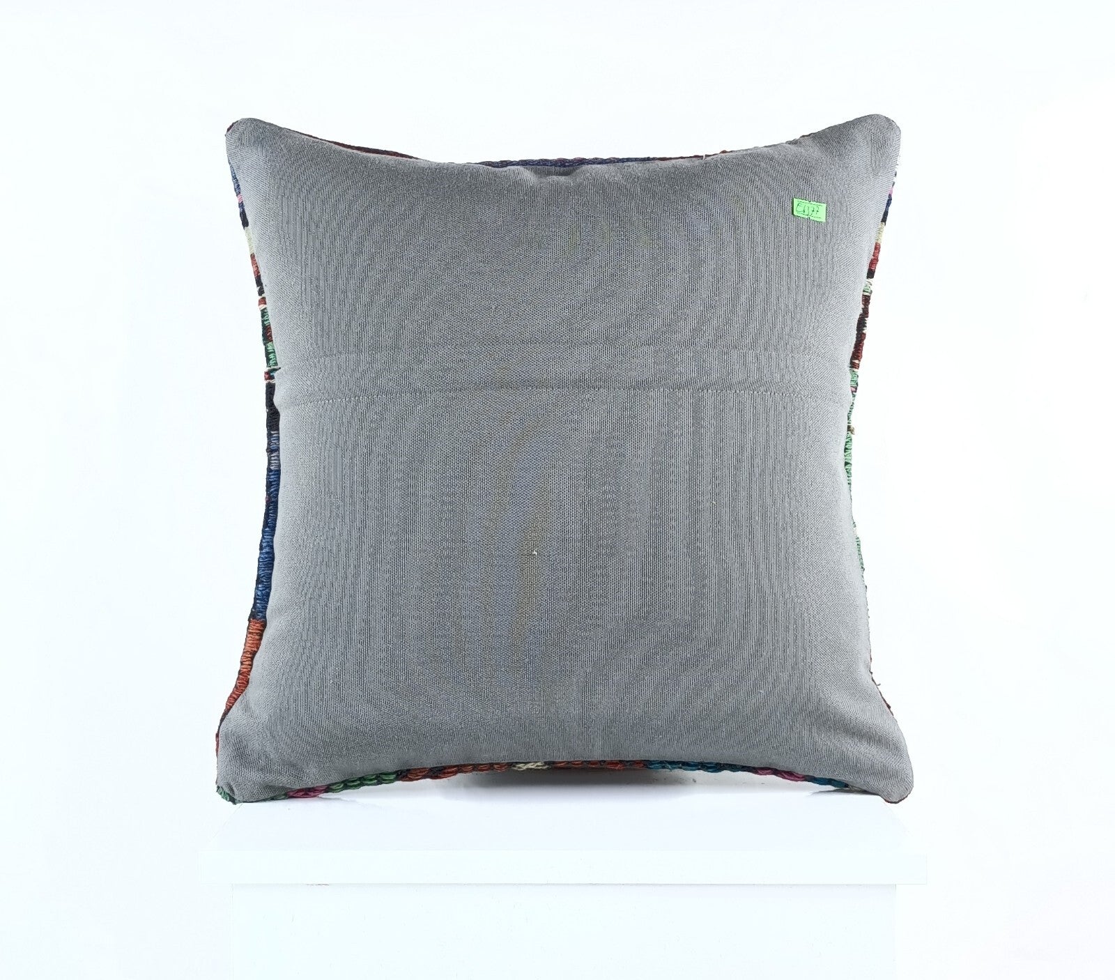 18"x18" Kilim Pillow Cover  Handmade Turkish Vintage Cushion Tribal Lumbar E1377