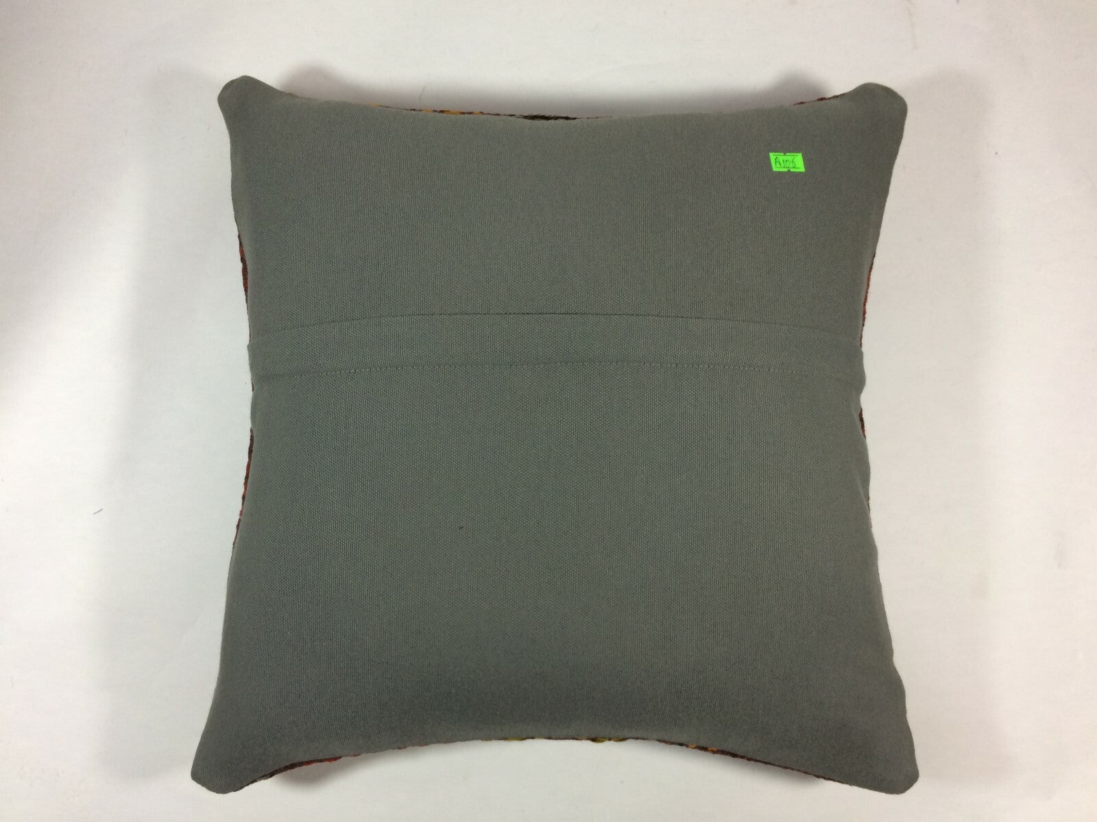 Kilim Pillow Cover 18x18 Vintage Turkish Rug Boho Handmade Lumbar Cushion A106