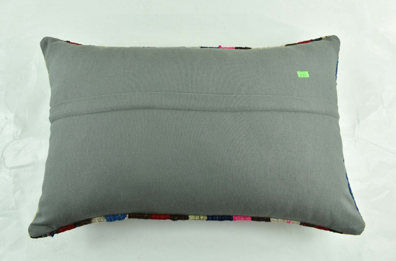 Kilim Pillow Cover 16x24 Tribal Vintage Turkish Carpet Lumbar Pillow Cover 3110