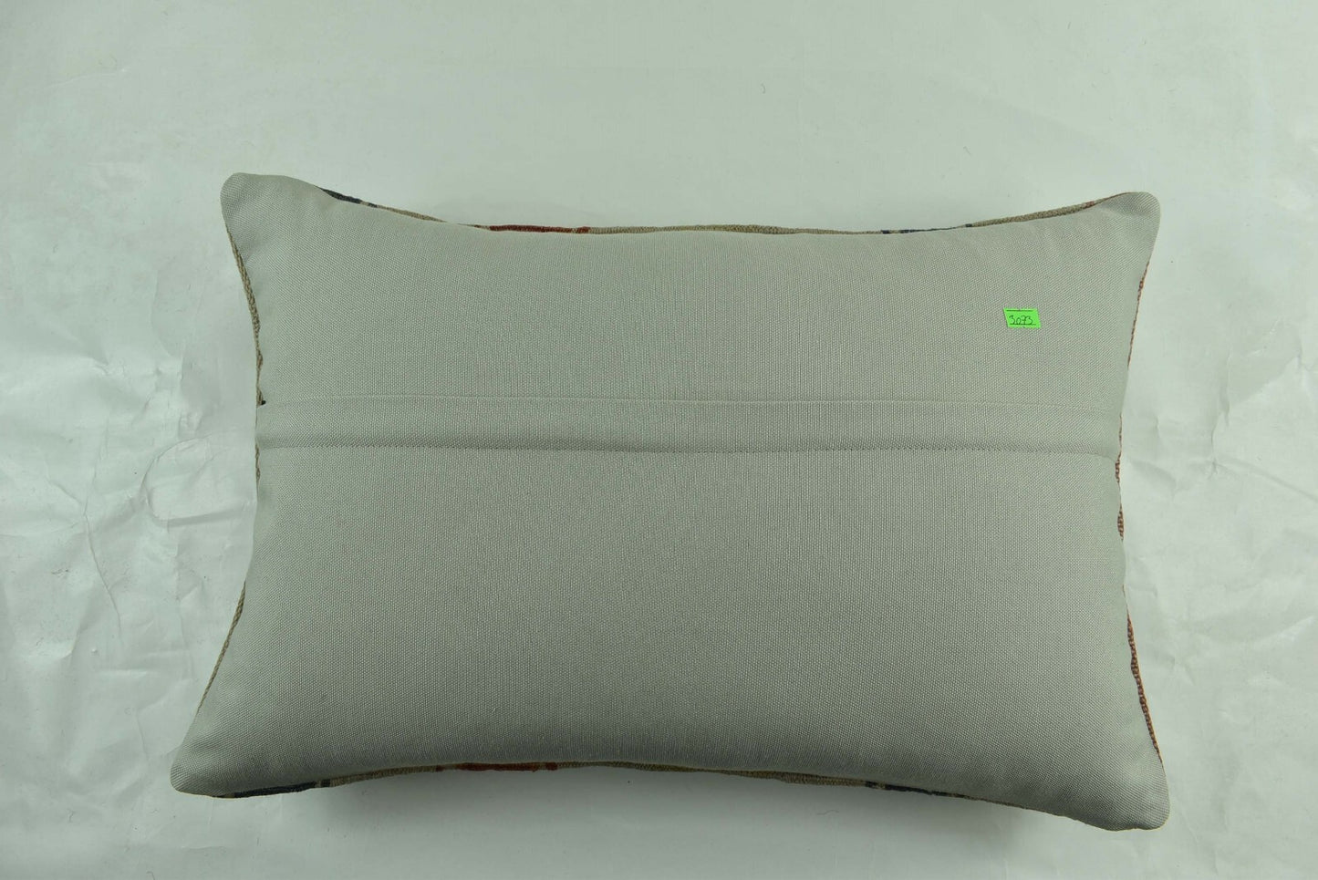 Kilim Pillow Cover 16x24 Tribal Vintage Turkish Carpet Lumbar Pillow Cover 3073