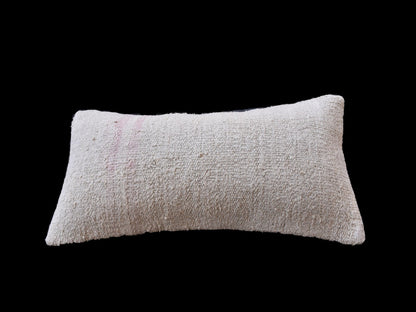 10x20 Kilim Lumbar Pillow Cover Vintage Ethnic Oushak Kilim Pillow Cover 3344