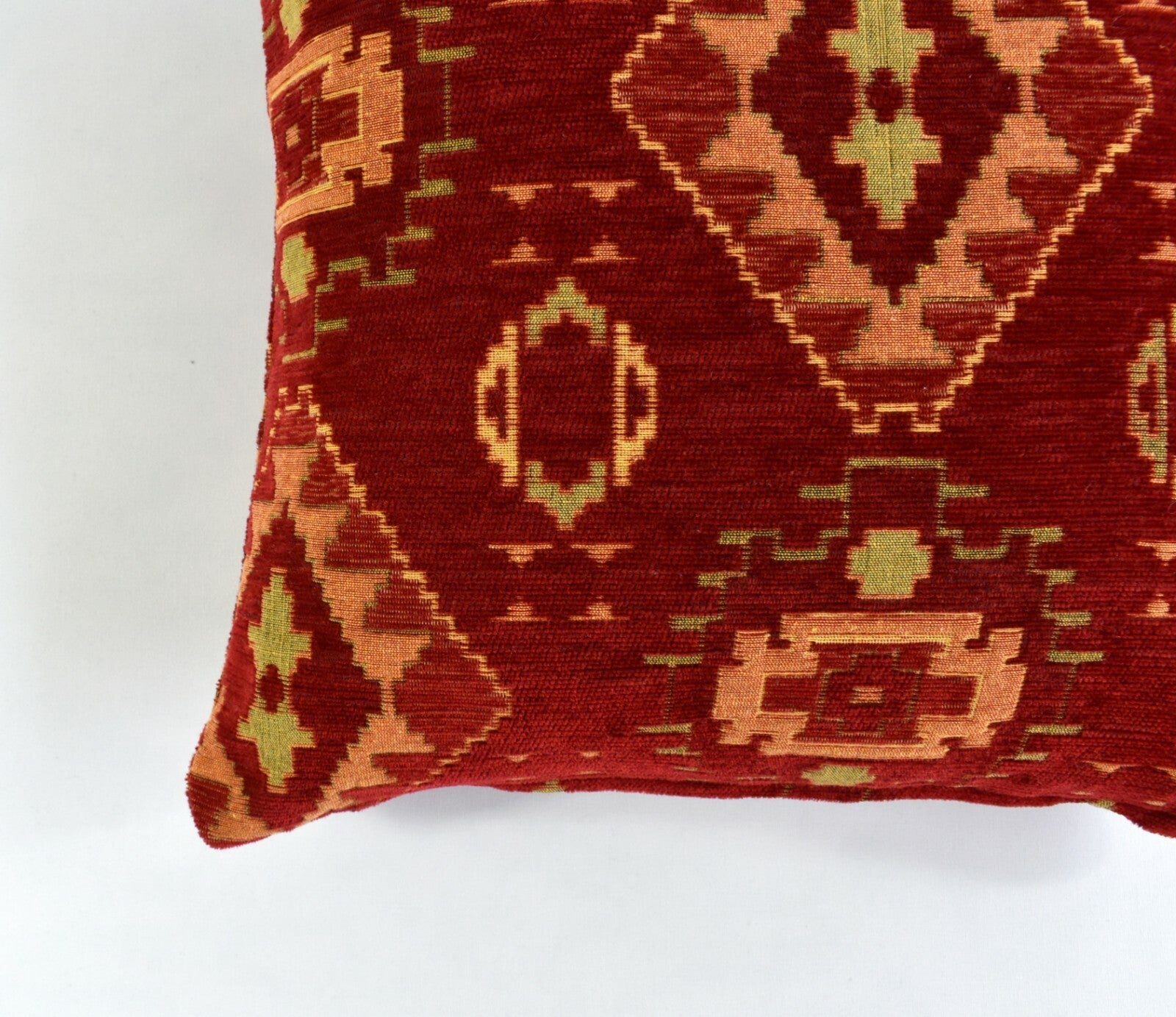 Throw Pillow Cover Ethnic Design Traditional Oriental Woven Lumbar Cushion Case