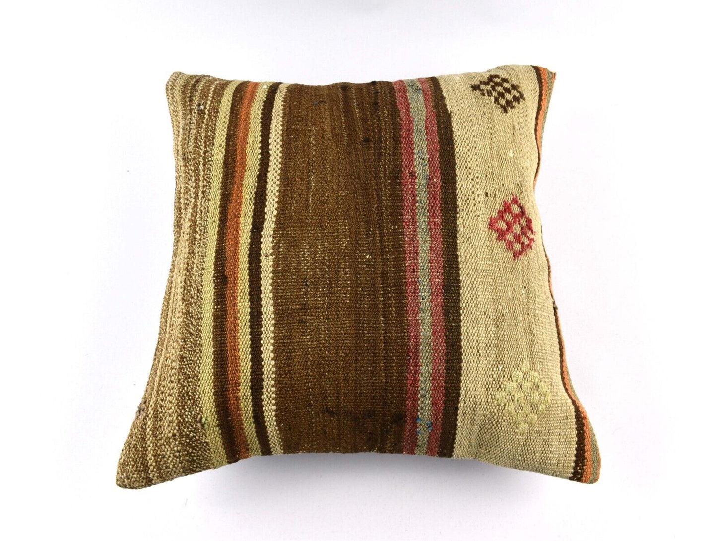 20x20 Kilim Pillow Cover Handmade Vintage Oushak Kilim Cushion Cover 4663