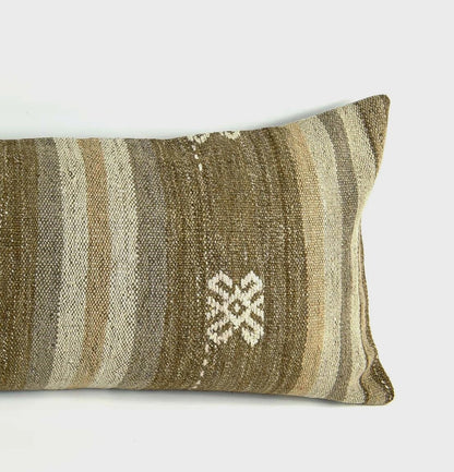 16x42 Kilim Pillow Cover Handmade Extra Large Turkish Lumbar Throw Pillow A2110
