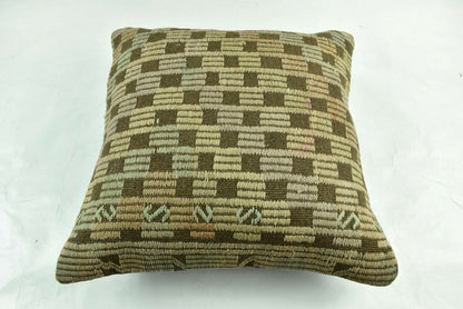 20x20 Kilim Pillow Cover Handmade Vintage Oushak Kilim Cushion Cover A1925