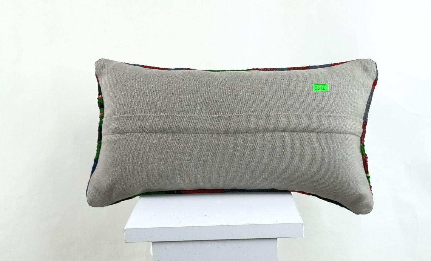 Turkish Cushion Cover 8"x16" Handmade Vintage Boho Ethnic Throw Pillow Case 2618