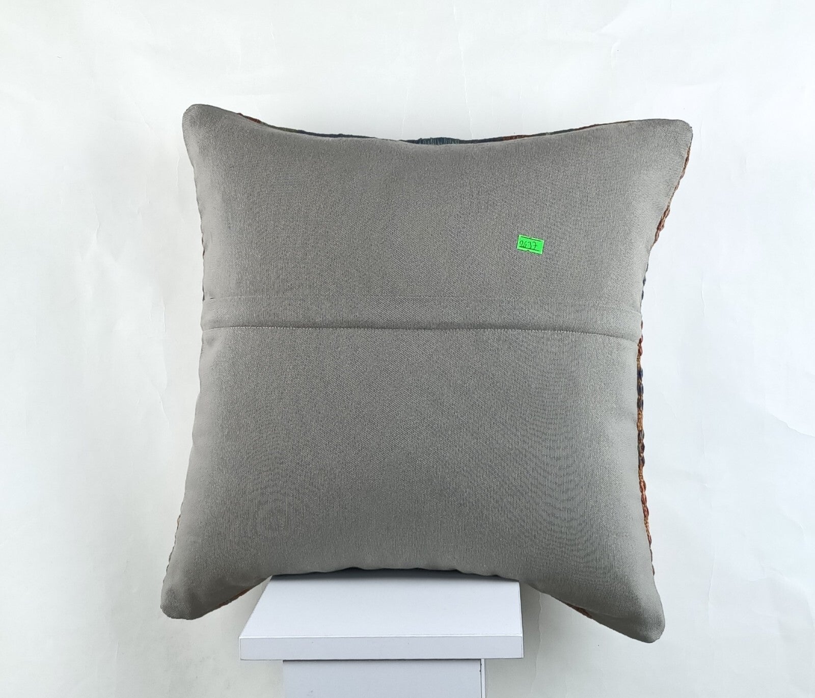 18"x18" Kilim Pillow Cover  Handmade Turkish Vintage Cushion Tribal Lumbar 2637