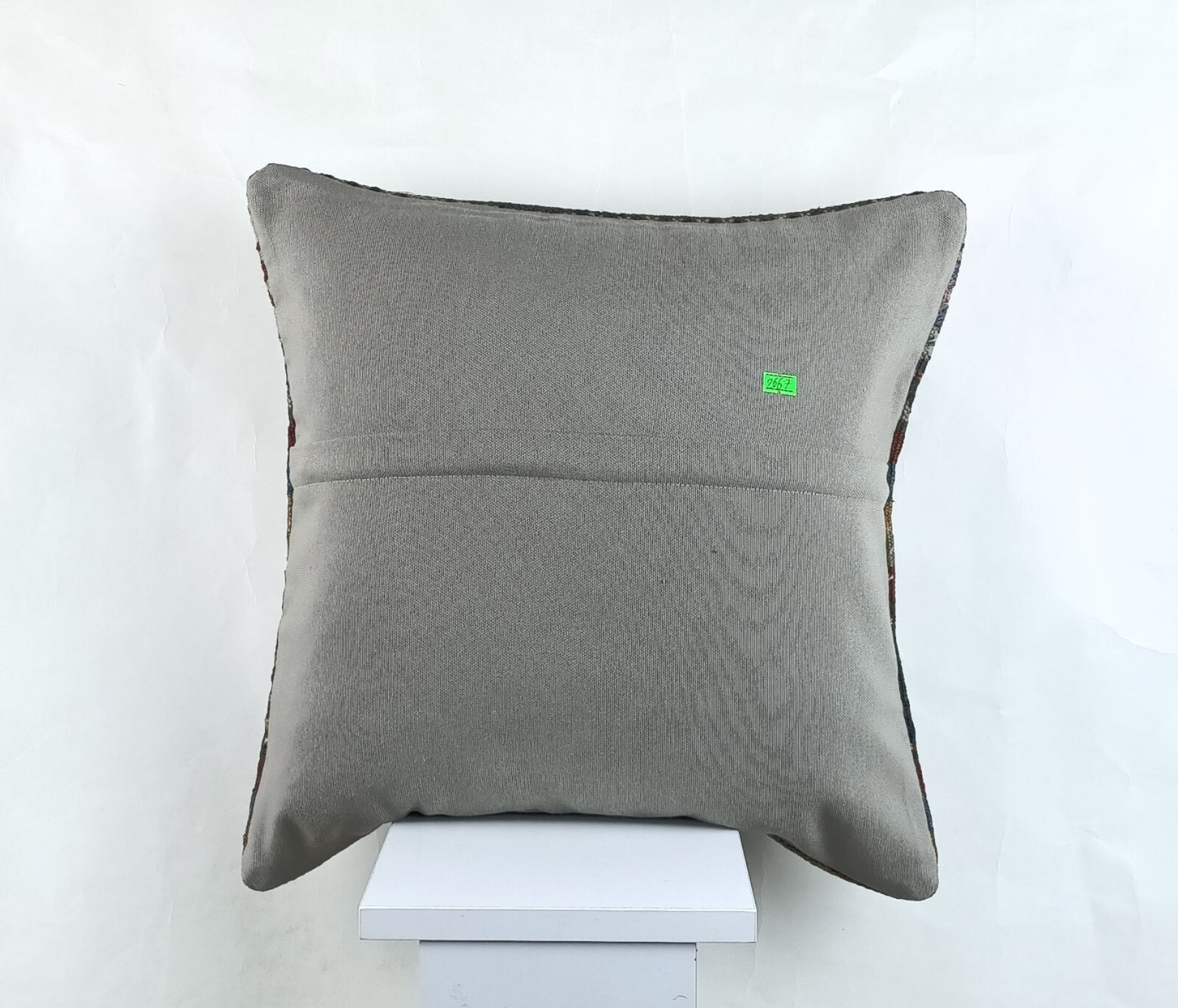 18"x18" Kilim Pillow Cover  Handmade Turkish Vintage Cushion Tribal Lumbar 2667