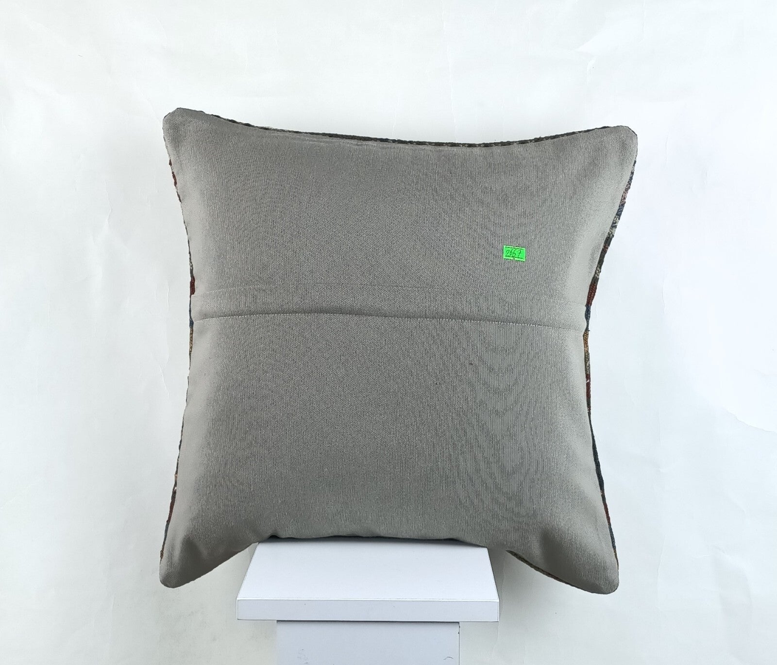 18"x18" Kilim Pillow Cover  Handmade Turkish Vintage Cushion Tribal Lumbar 2667