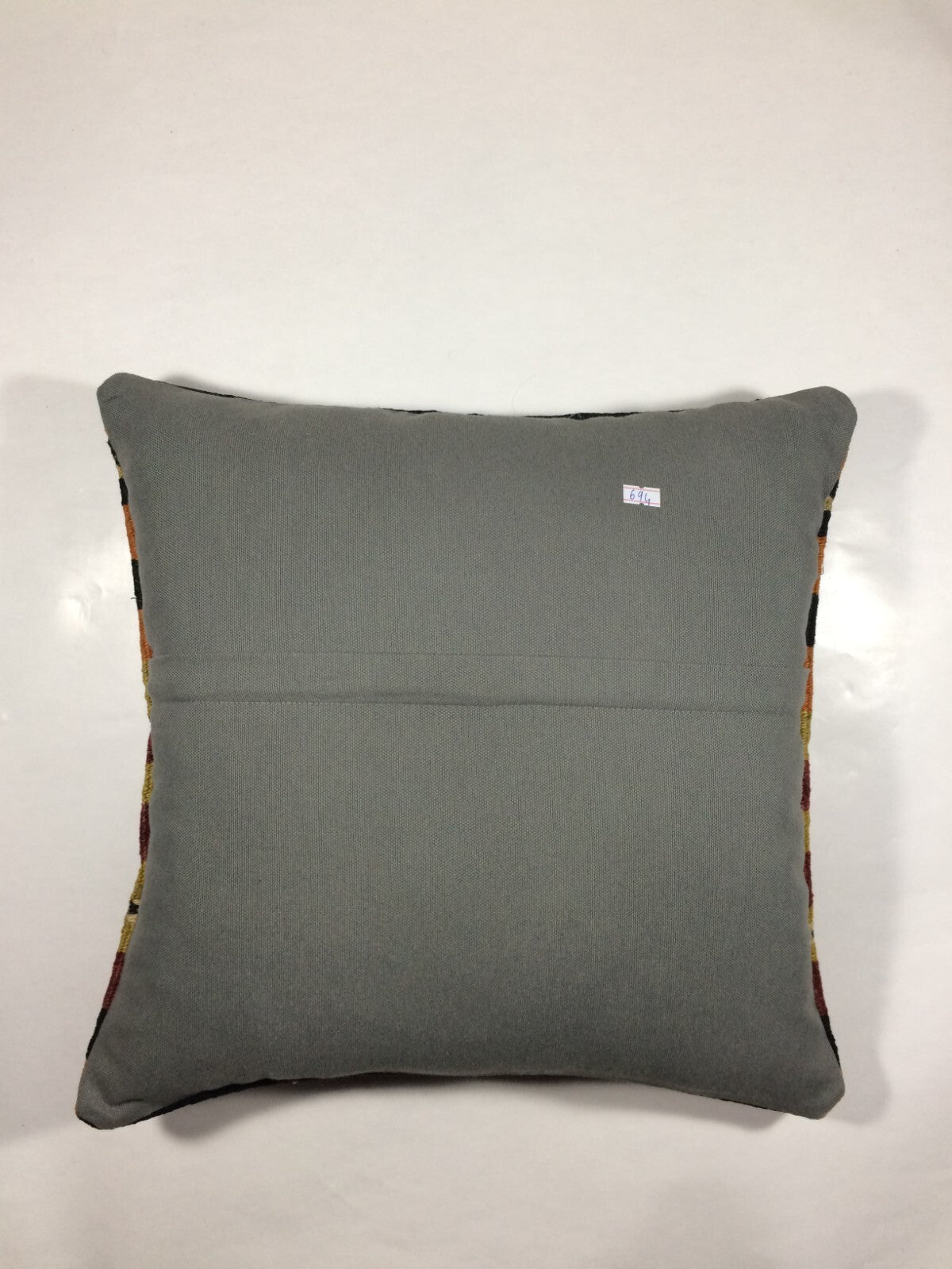 18"x18" Kilim Pillow Cover  Handmade Turkish Vintage Cushion Tribal Lumbar 694