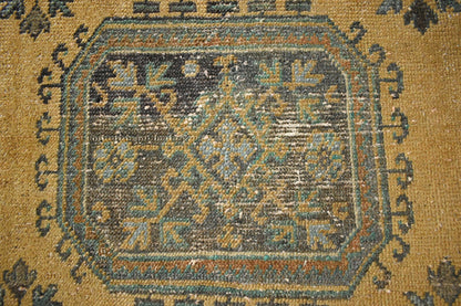 Long Turkish Runner 11.8x2.8 ft Vintage Runner Hallway Runner Handwoven Rug R34