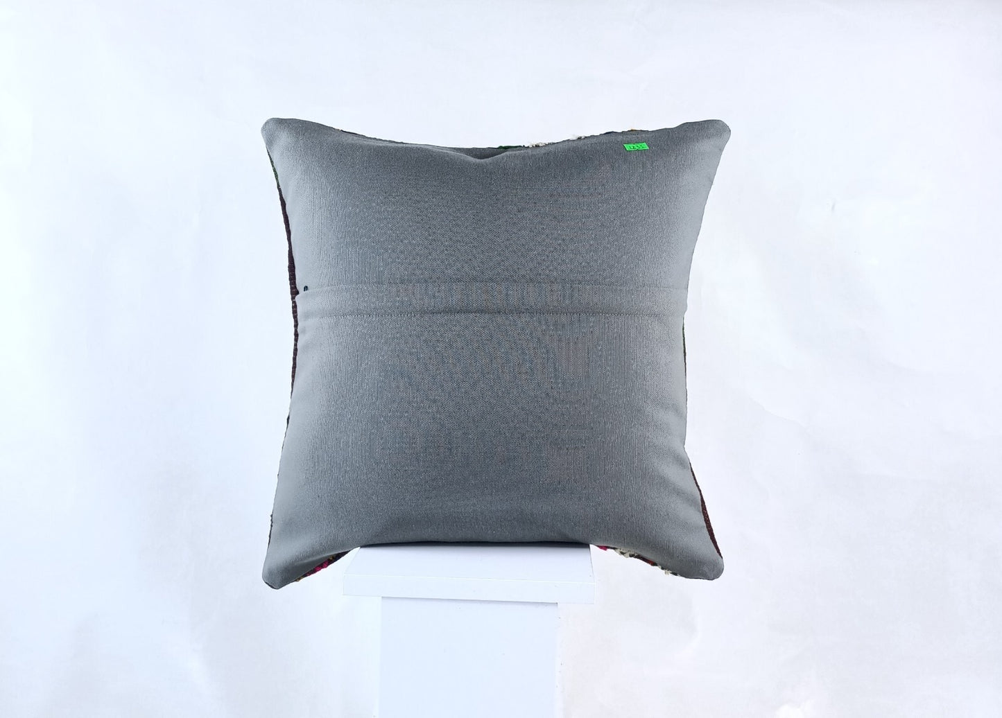 18"x18" Kilim Pillow Cover  Handmade Turkish Vintage Cushion Tribal Lumbar 1833