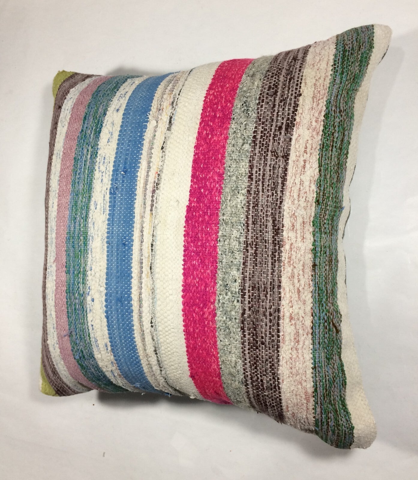 18"x18" Kilim Pillow Cover  Handmade Turkish Vintage Cushion Tribal Lumbar 227