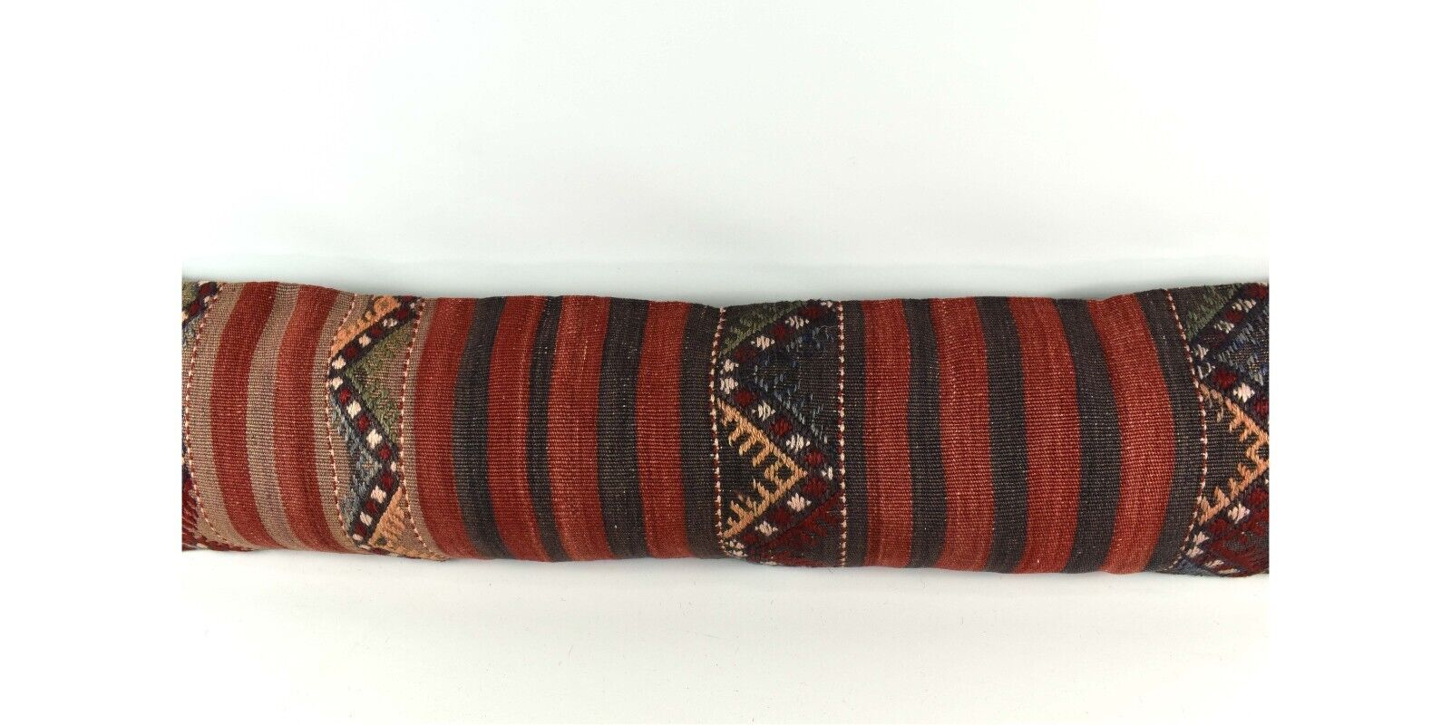 12x48 Vintage Rug Pillow Cover Handwoven Kilim Lumbar Pillow Cover 4043