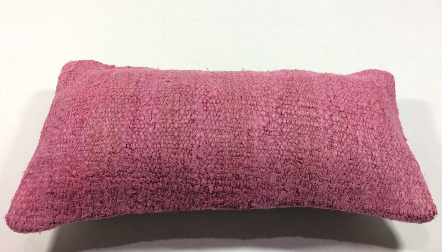 Turkish Cushion Cover 8"x16" Handmade Vintage Boho Ethnic Throw Pillow Case 1445