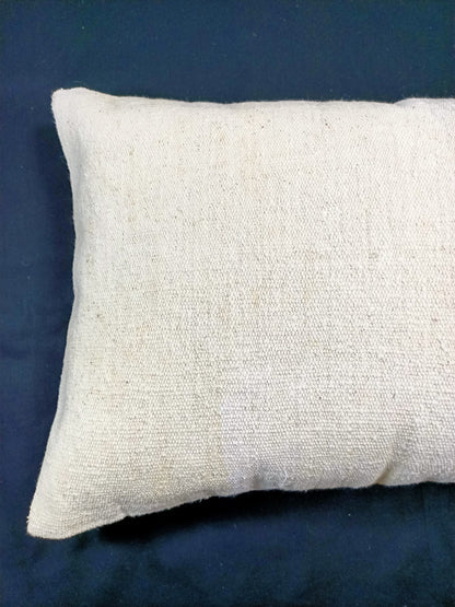 Kilim Pillow Cover 16x24 Tribal Vintage Turkish Carpet Lumbar Pillow Cover E57