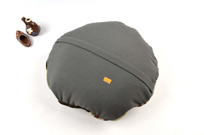 Kilim Round Pillow Cover 18" in Tribal Vintage Turkish Carpet Round Cushion 4943