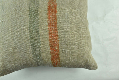 20x20 Kilim Pillow Cover Handmade Vintage Oushak Kilim Cushion Cover 2964